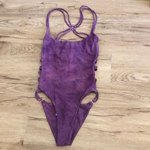 Blue Life Retro One-Piece Swimsuit